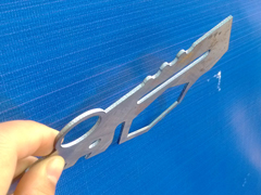 Fiber 300W cutting sample Stainless steel, carbon steel 2mm